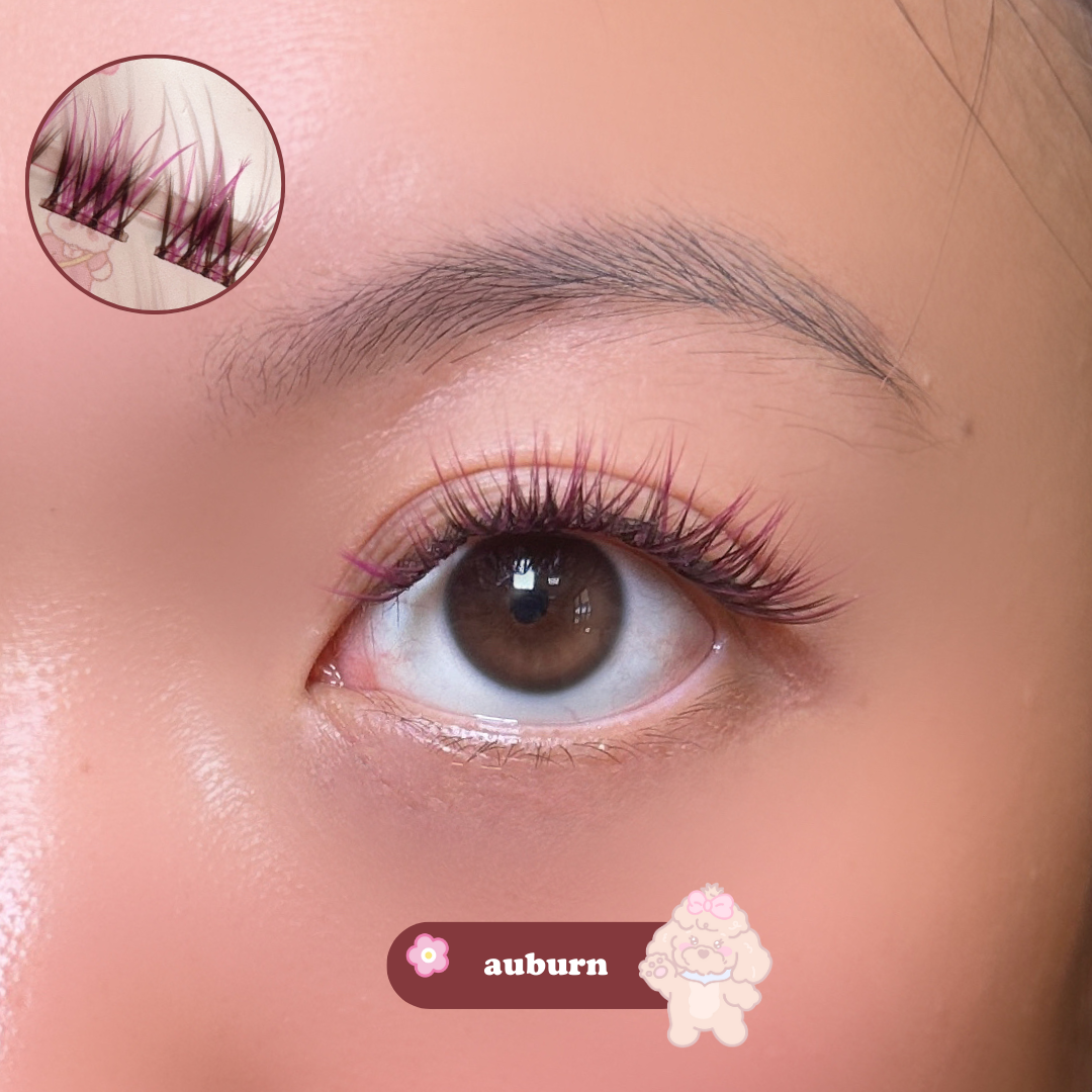 100pcs BROWN lash clusters