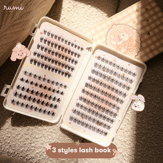 Rumi Lash Book - 3 cluster styles