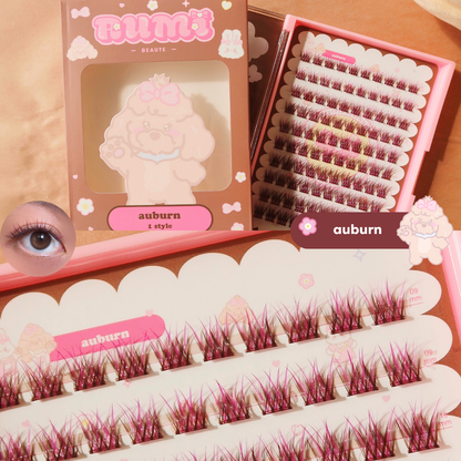 100pcs BROWN lash clusters