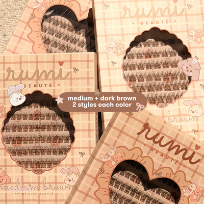 BROWN lash cluster book
