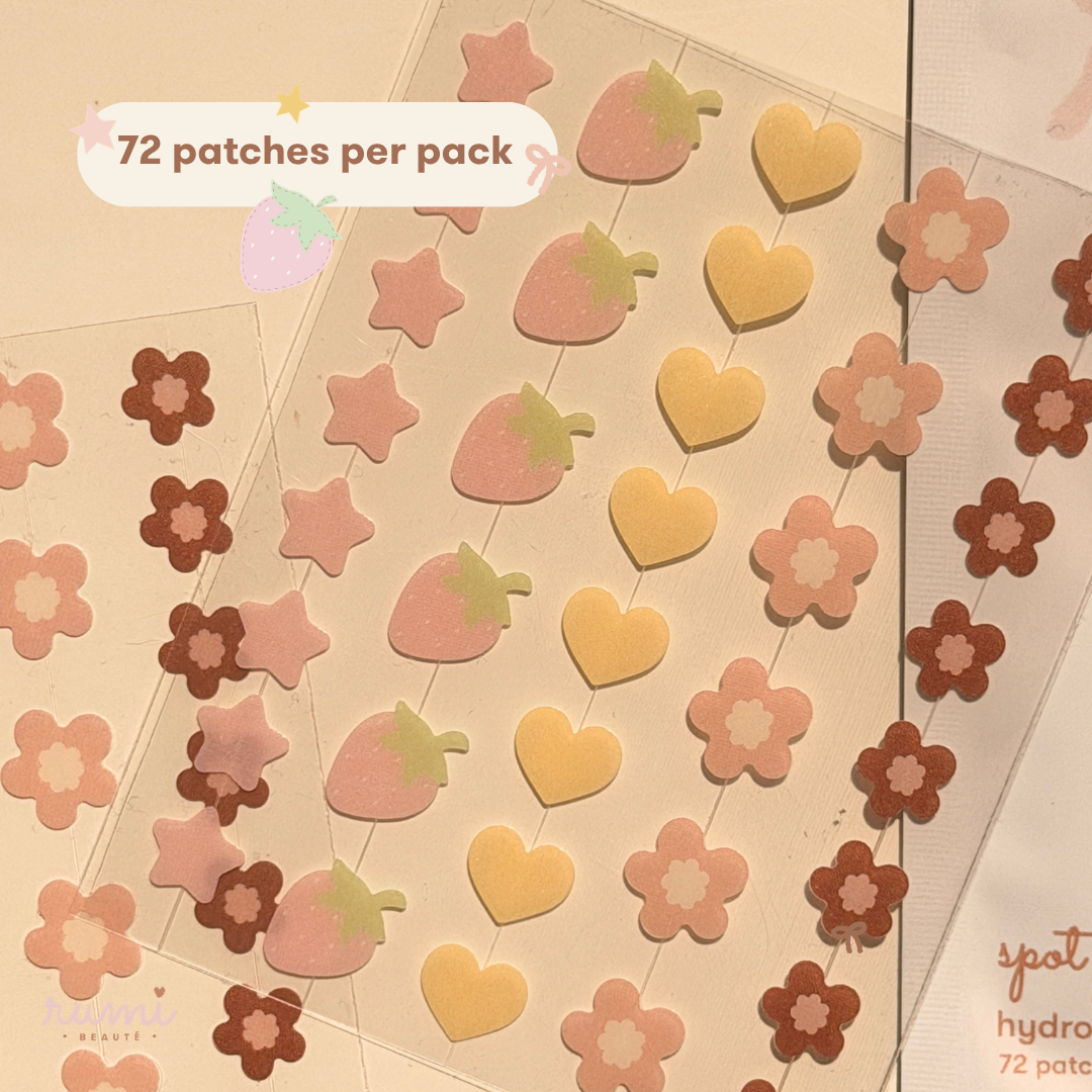 hydrocolloid spot patches (72 ct)
