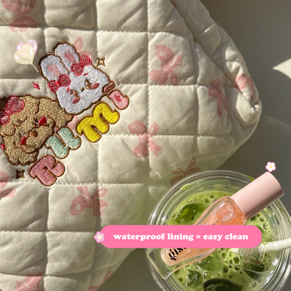 rumi's puffy makeup bag