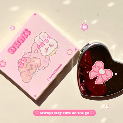 cutie heart pocket mirror