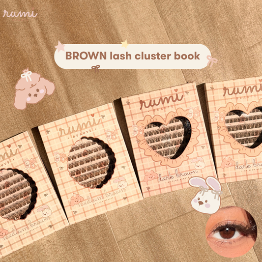 BROWN lash cluster book